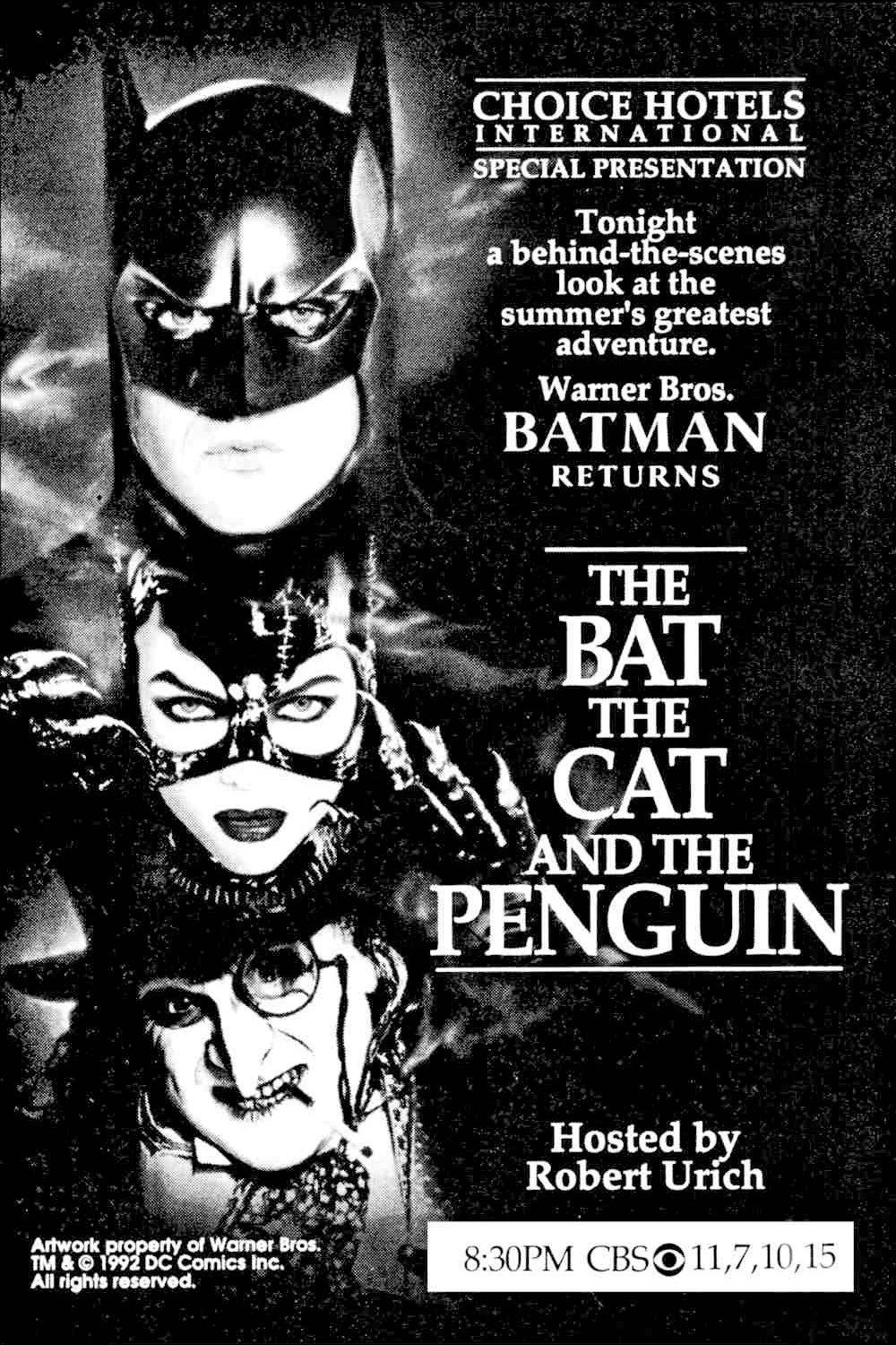 Постер The Bat, the Cat, and the Penguin